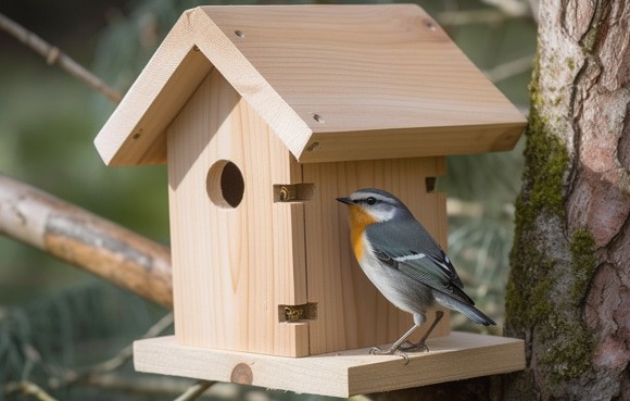 Installer un nichoir dans votre jardin pour accueillir les oiseaux