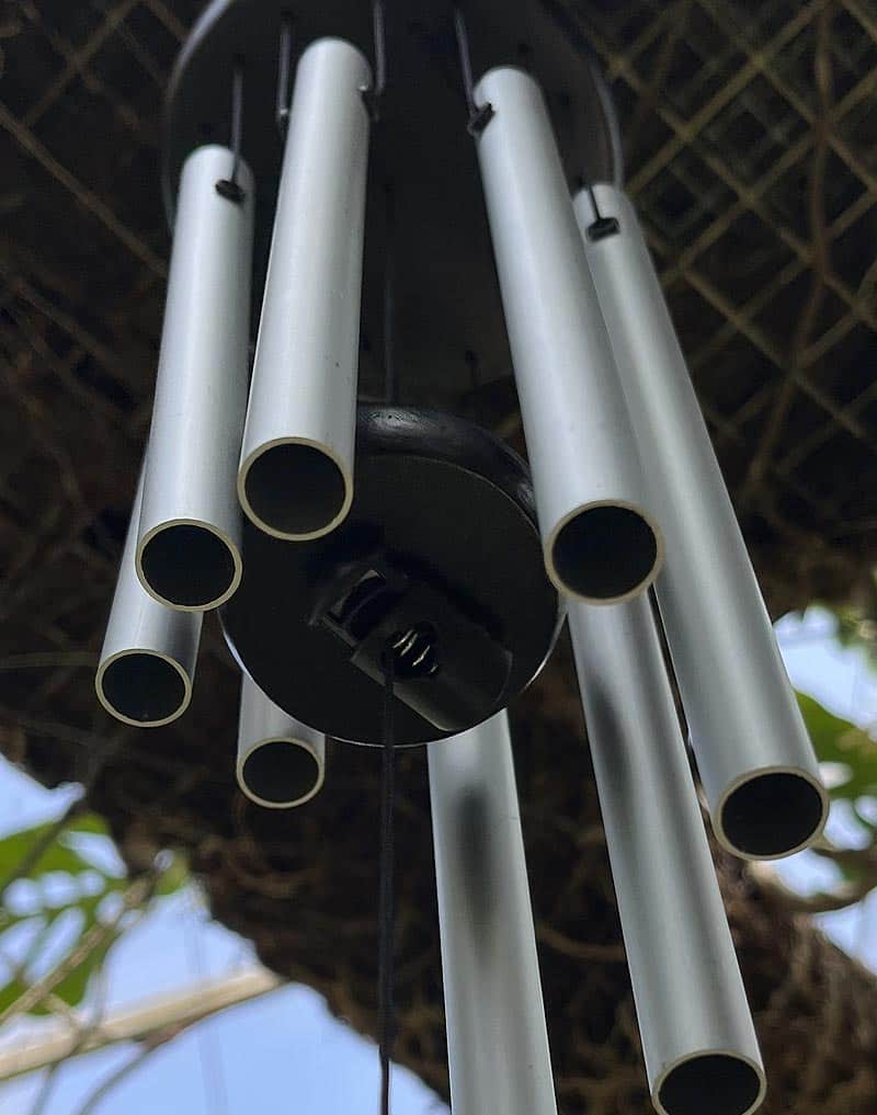 Carillon a Vent Exterieur Carillon à Vent de Jardin avec 6 Tube Aluminium  en Métal Carillon Éoliens Nature Mélodieux pour Jardin Maison Patio Balcon  Décoration(Argent) : : Jardin